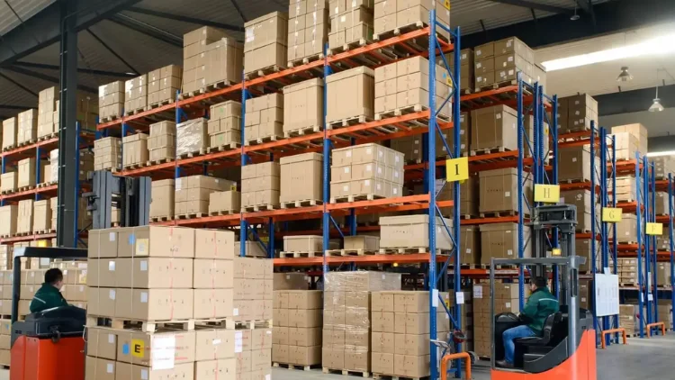 A warehouse for storing power tools