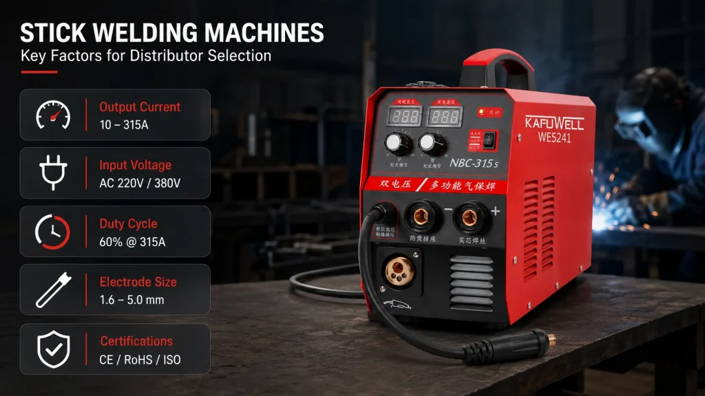 Kafuwell WE5241 NBC-315S Electrode Welding Machine