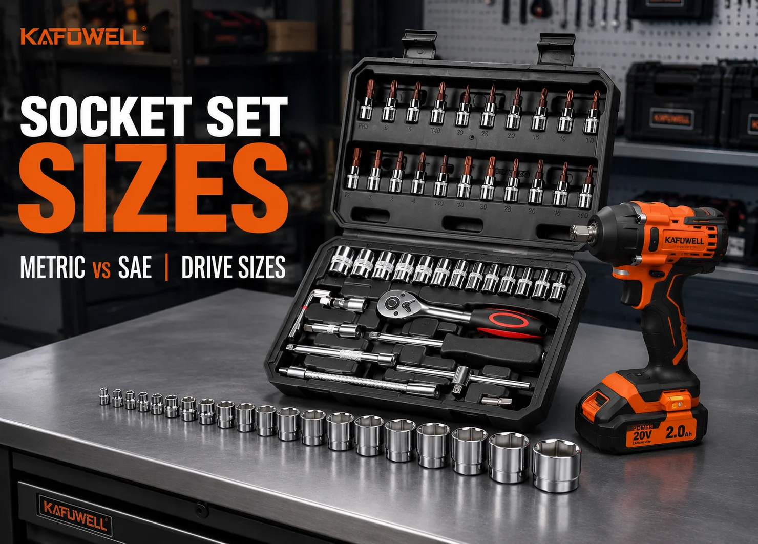 Socket Set Sizes Explained: Metric, SAE, Drive Sizes, and What to Stock