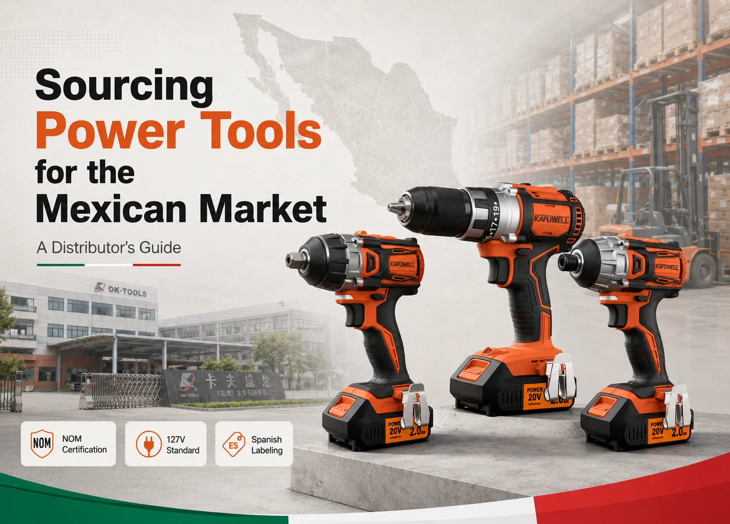 Sourcing Power Tools for the Mexican Market - Kafuwell 20V Cordless Drills